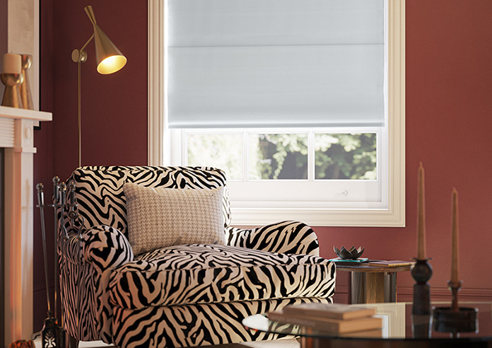 Kyoto Faux Silk, Silver - Twist&Fit Roman Blind - Image 5